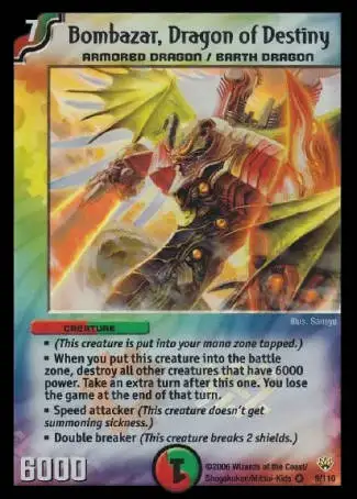 Bombazard Dragon of Destiny restricted or banned card